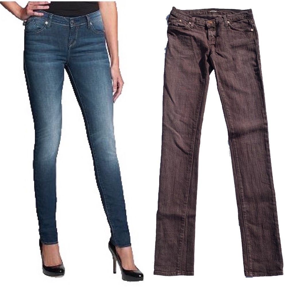Rock&Republic Midrise ‘Berlin’ Skinny Jeans, Brown